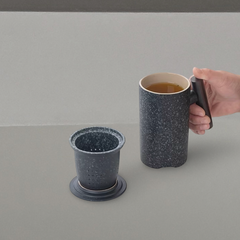 Speckled Stoneware Tea Infuser Ritual Set