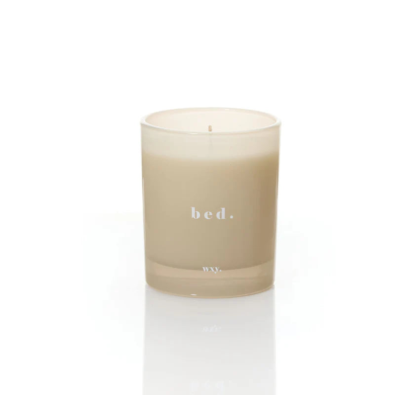 WXY Bed 7oz Candle: Warm Musk + Black Vanilla