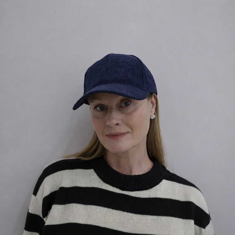 Blue Corduroy Hat