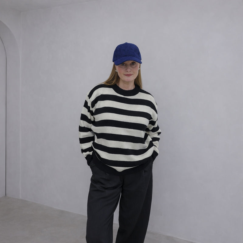 Blue Corduroy Hat
