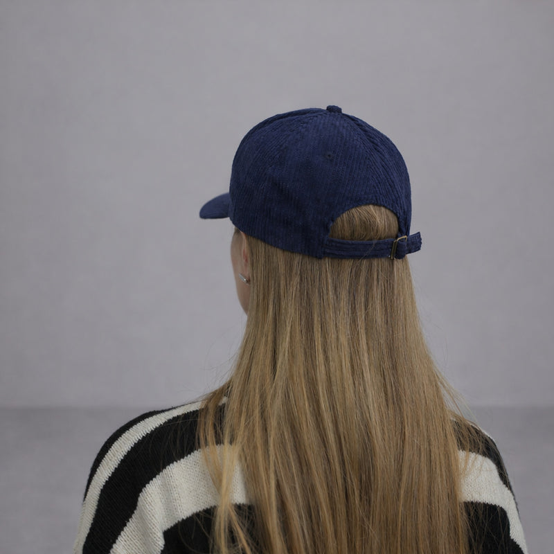 Blue Corduroy Hat