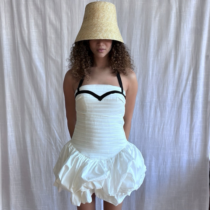 Raffia Lamp Bucket Hat