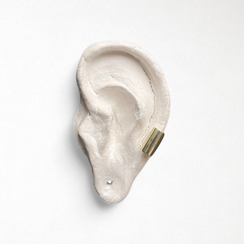 Gold Earlobe Cuff Earring (One Piece)