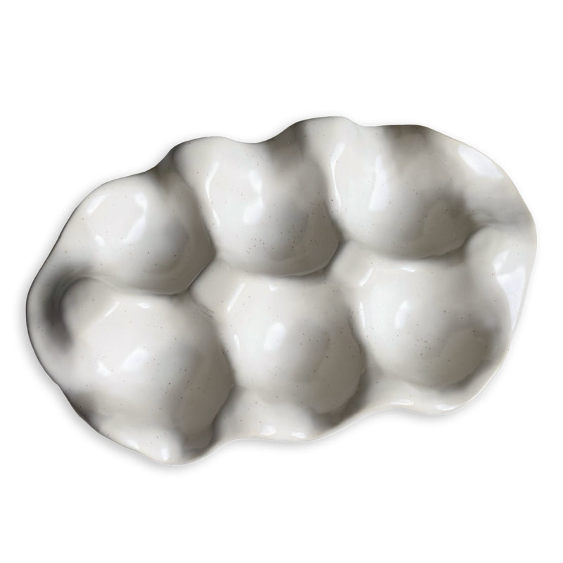 Ceramic Egg Cart Tray