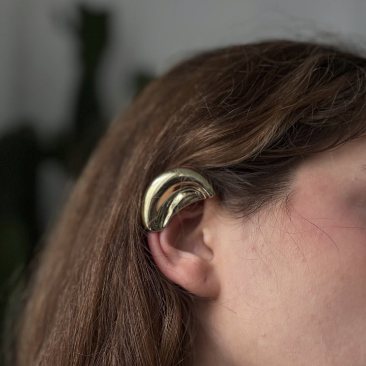 Gold Ear Wrap Earring - One Piece