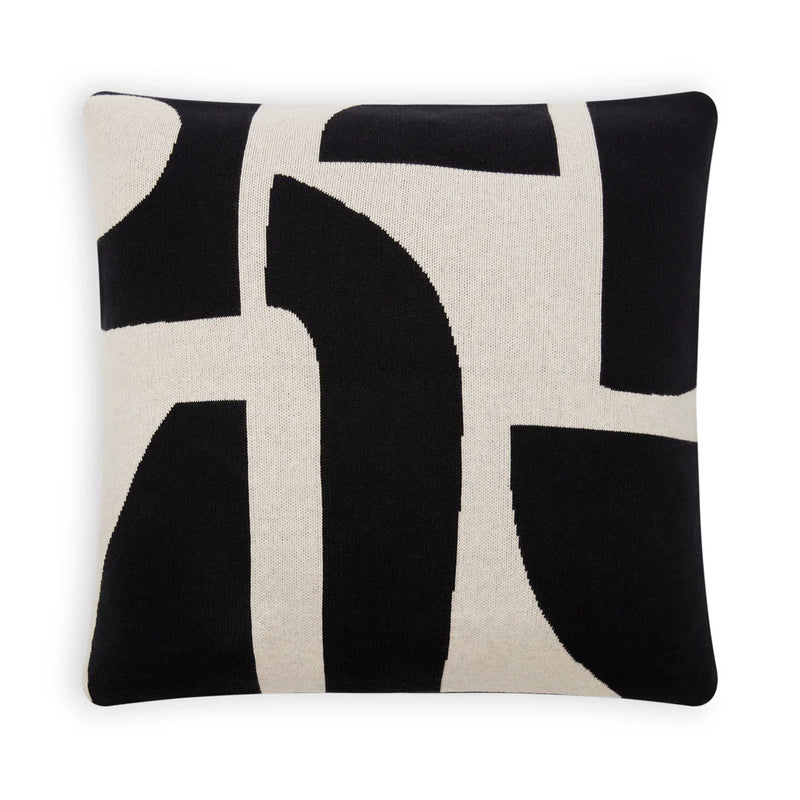 Sophie Home Cotton Knit Throw Pillow Cushion Cover Bruten Mono