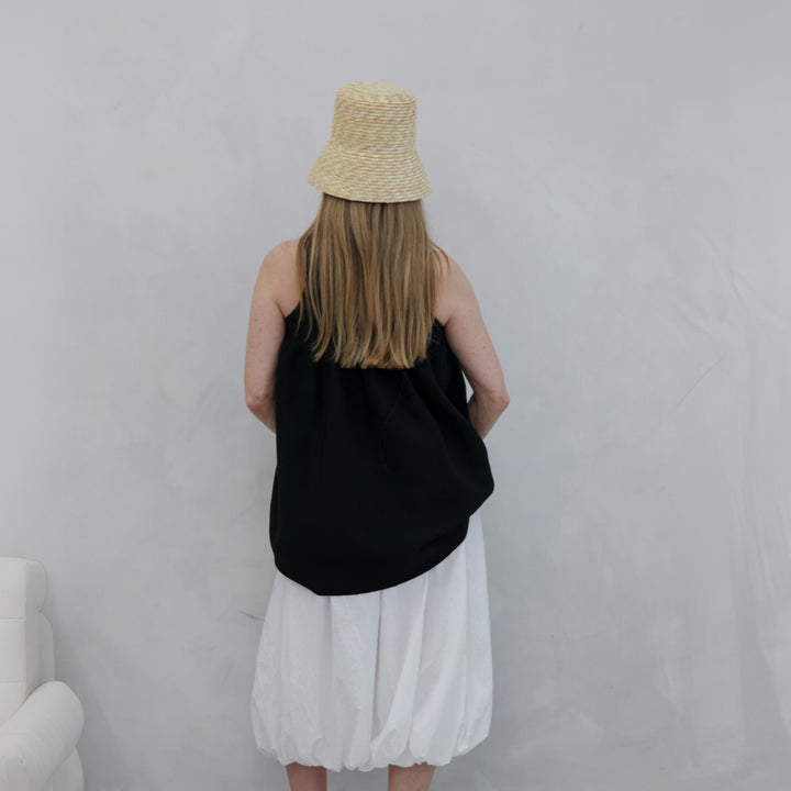 Raffia Lamp Bucket Hat