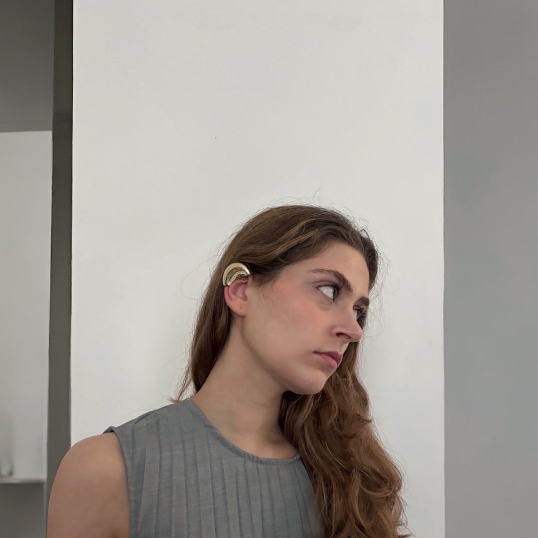 Gold Ear Wrap Earring - One Piece