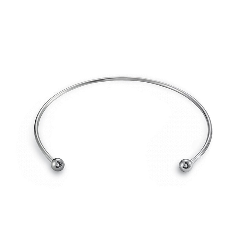 Stainless Steel Solid Ball Necklace