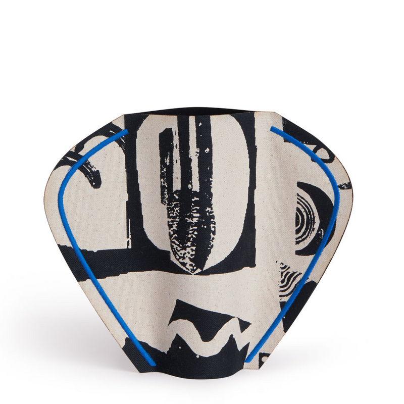 M2P Milos Cup Vase Black Blue