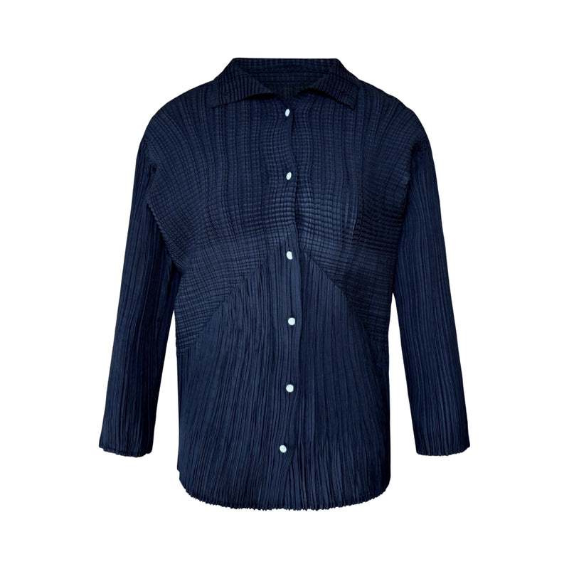 Black Multi Way Pleated Blouse