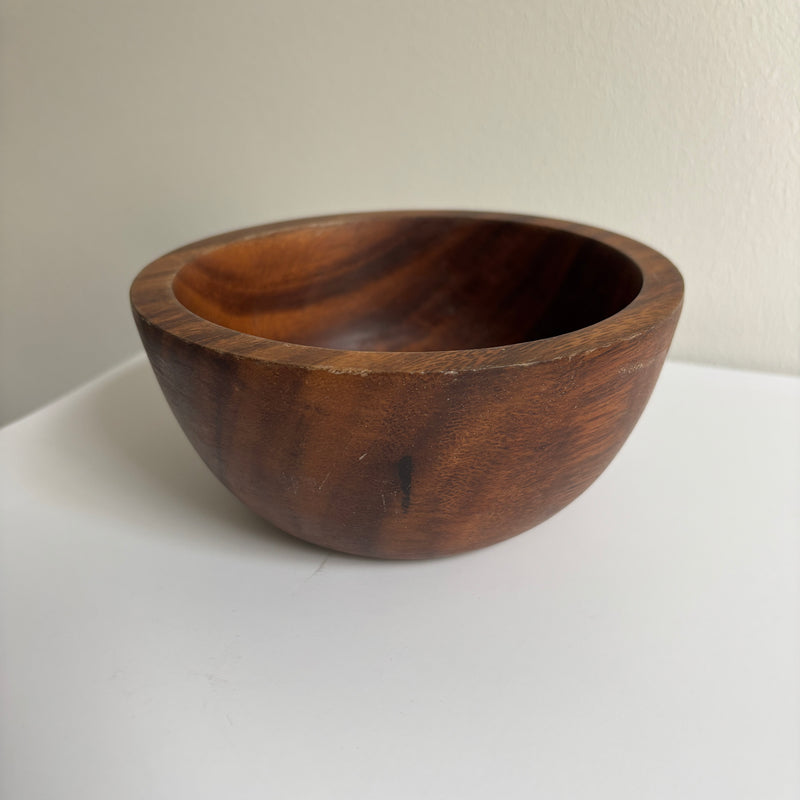 Walnut Wood Hand Carved Bowl