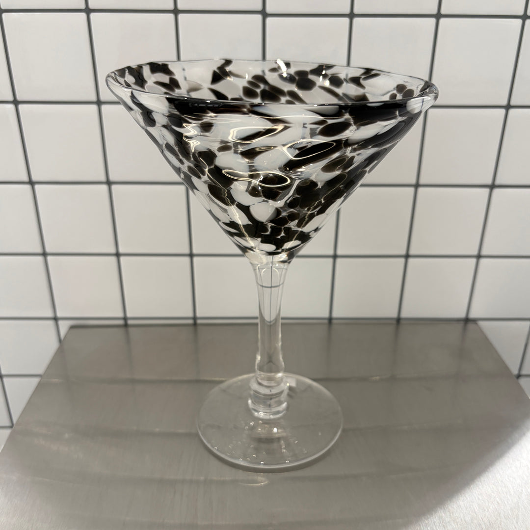 Dalmatian Large Wine Glass Pedestal Stem