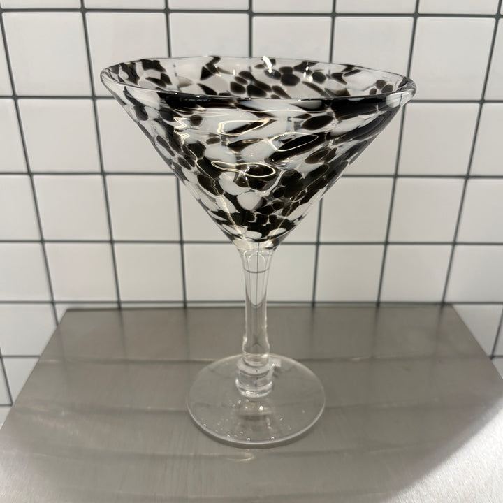 Dalmatian Large Wine Glass Pedestal Stem