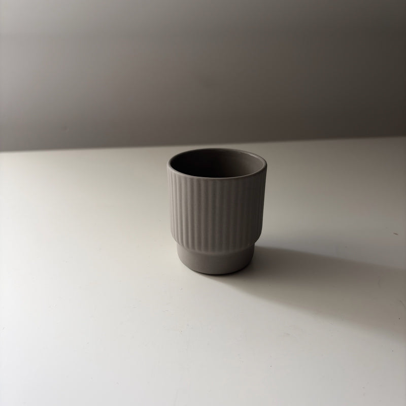 Light Grey Espresso Cup Column