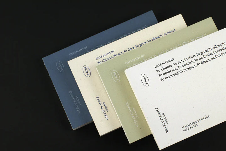 Paperian Lists To Live By Daily Weekly Light Planner in Vanilla - by Notable Designs