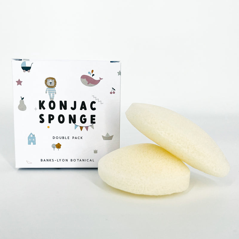 Banks-Lyon Botanical Konjac Sponge Double Pack