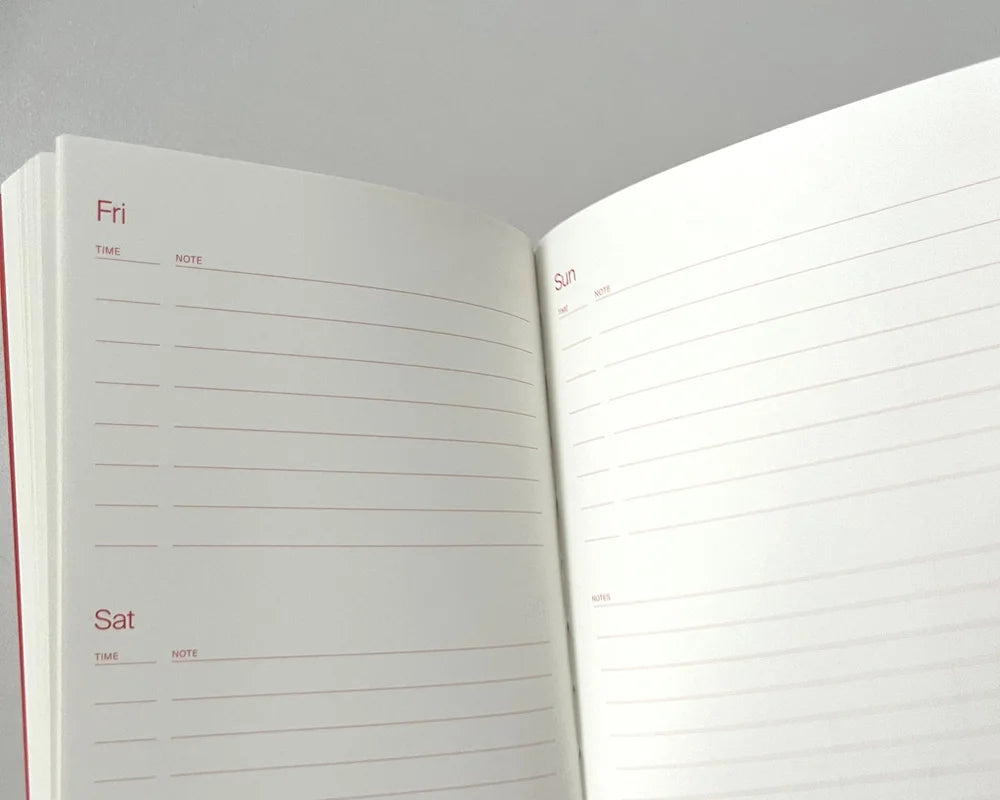 Brown 365 Undated Lay Flat Planner (A5)