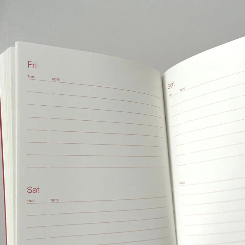 Kinshipped Brown 365 Undated Lay Flat Planner (A5)