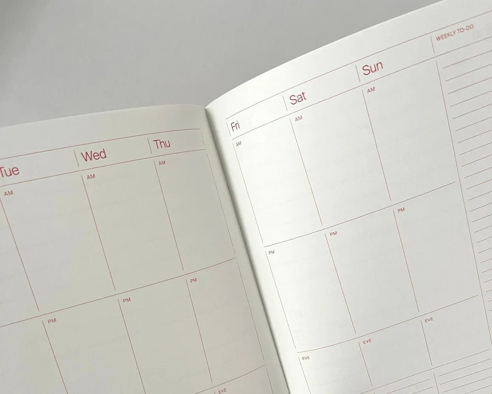 Brown 365 Undated Lay Flat Planner (A5)