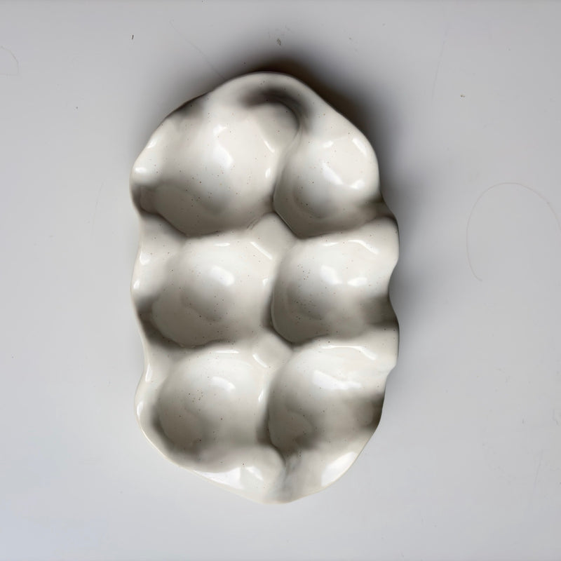 Ceramic Egg Cart Tray