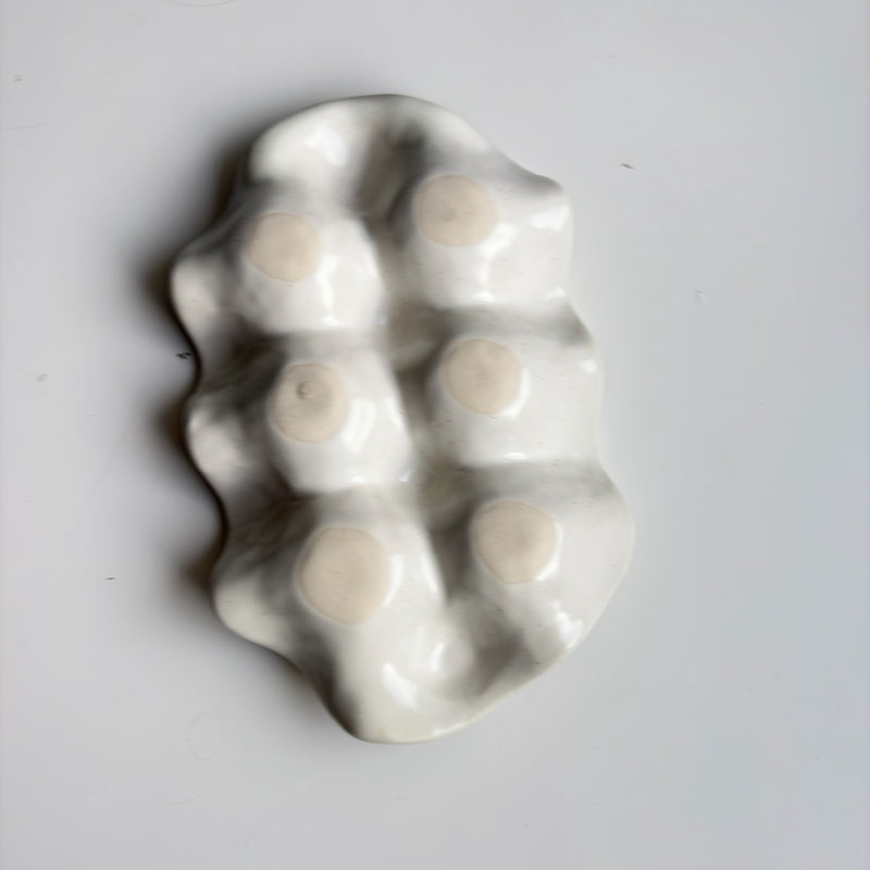 Ceramic Egg Cart Tray