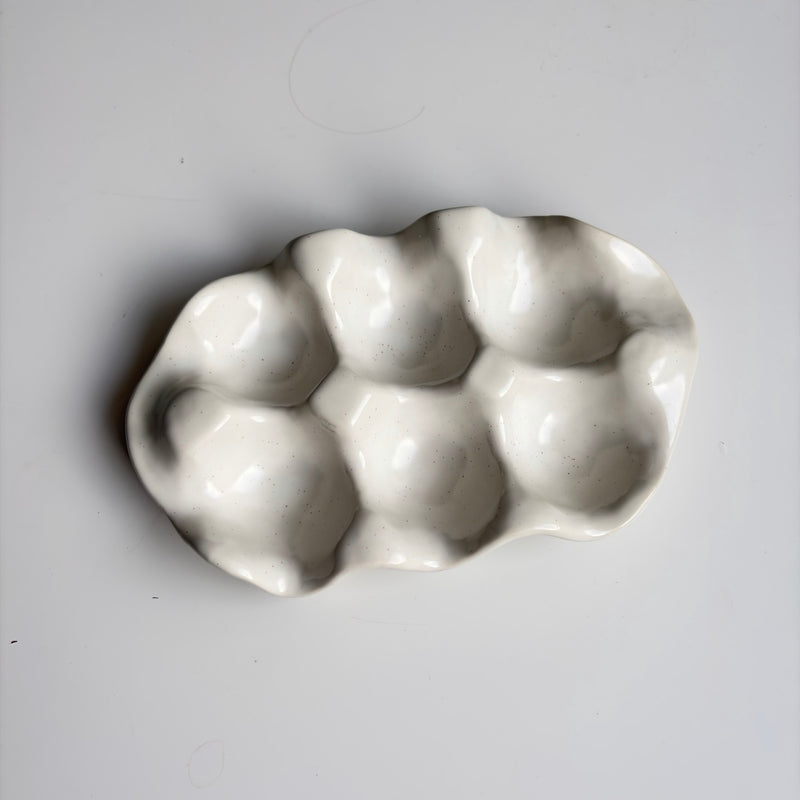 Ceramic Egg Cart Tray