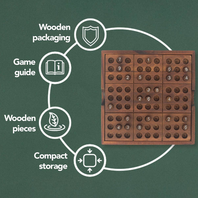 Sudoku - Iron & Glory wooden sudoku puzzle