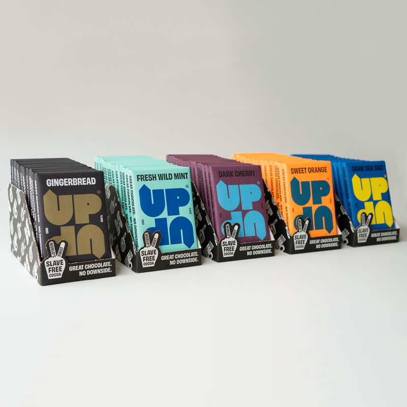 UP UP Sweet Orange Milk Chocolate Bar 120G/4.2OZ