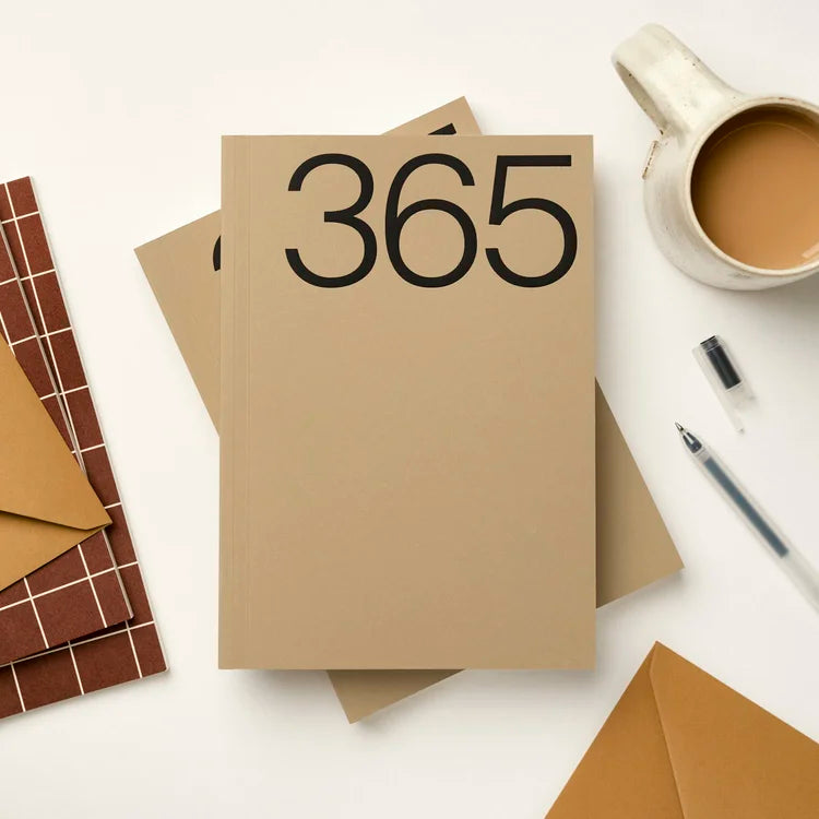 Brown 365 Undated Lay Flat Planner (A5)