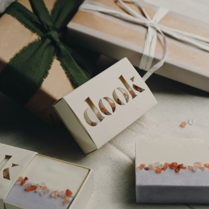 Lavender, Mandarin, Coriander & Cedar Salt Soap - By Dook