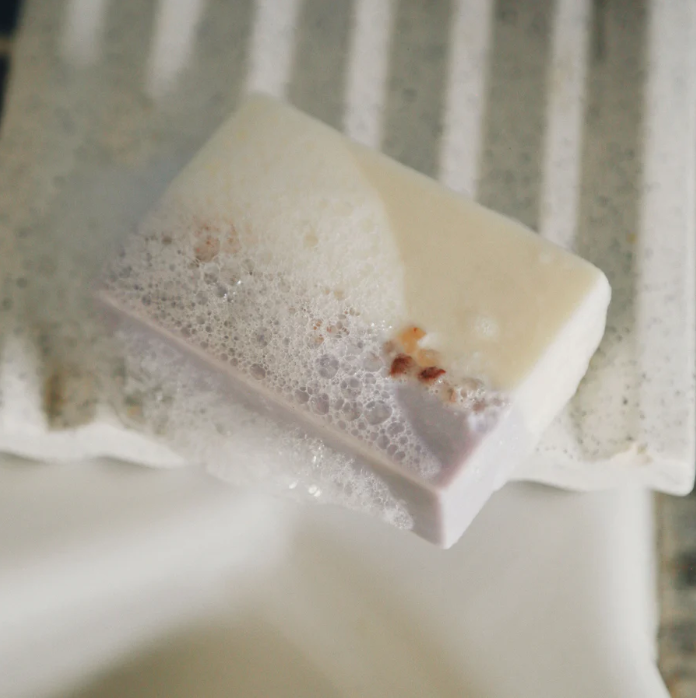 Lavender, Mandarin, Coriander & Cedar Salt Soap - By Dook