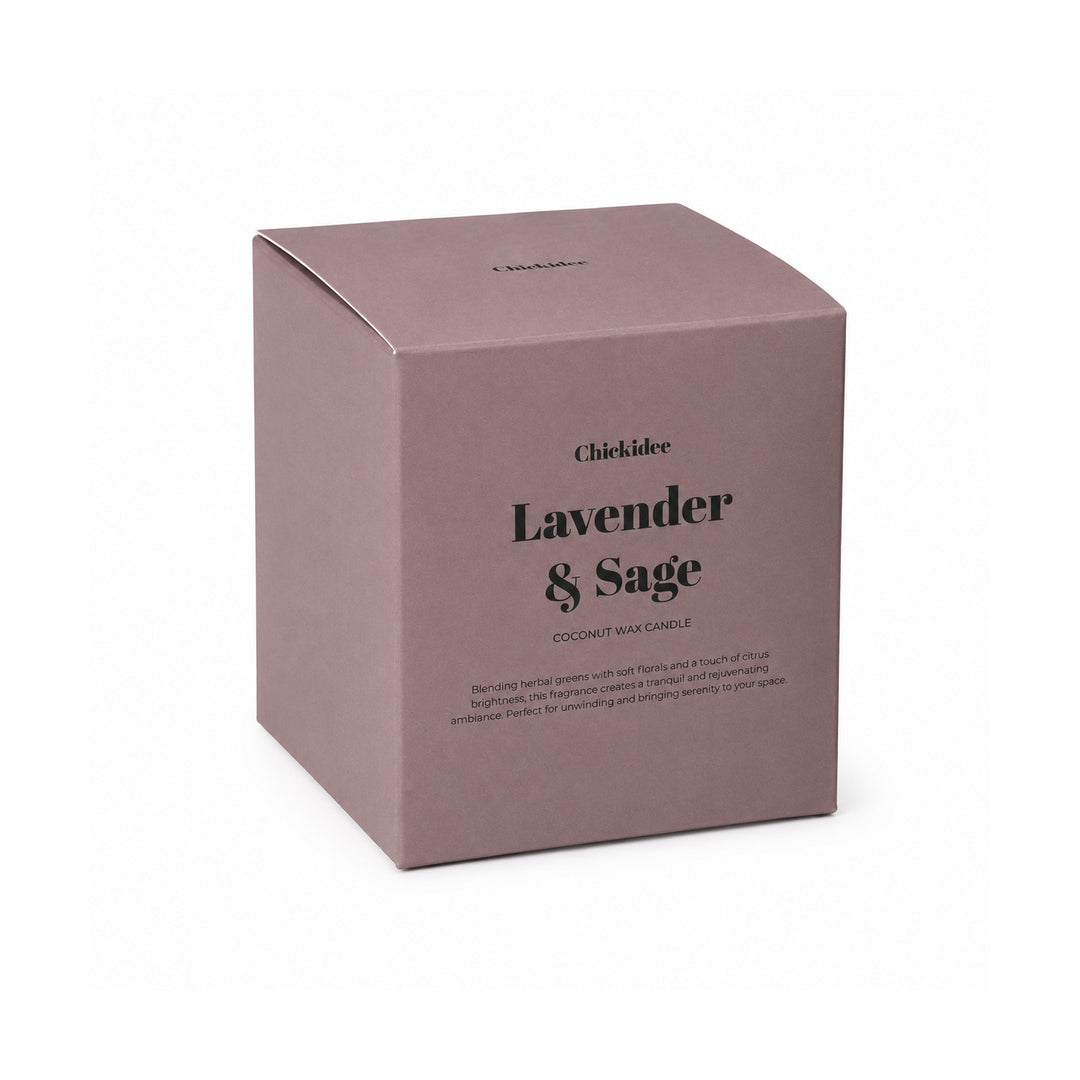 Chickidee Lavender & Sage Core Candle
