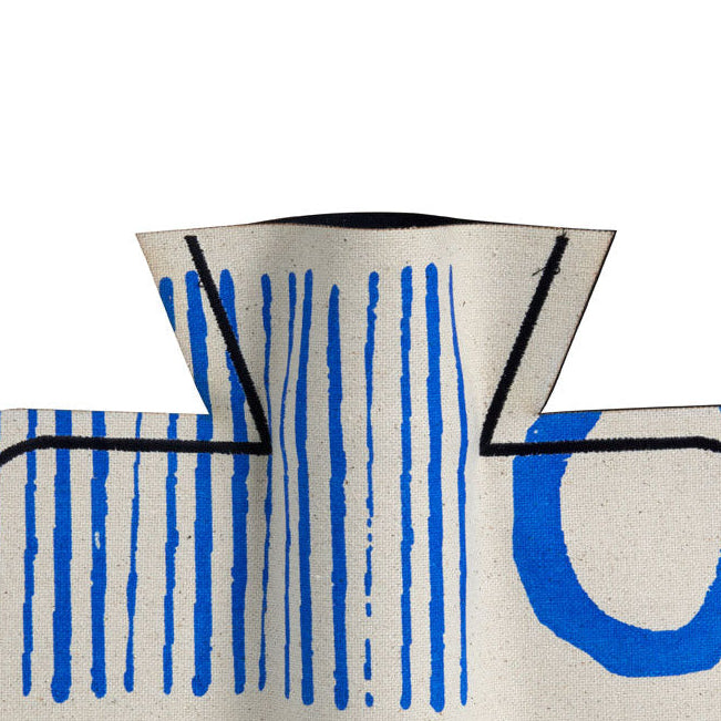 M2P Athens Bowl Vase Blue Black