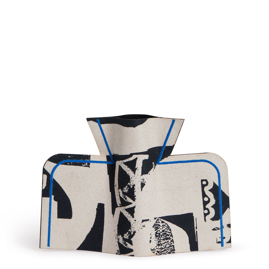 M2P Milos Bowl Large Vase Black Blue