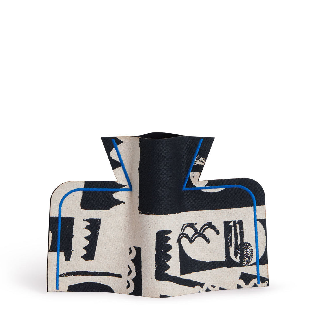 M2P Milos Bowl Large Vase Black Blue