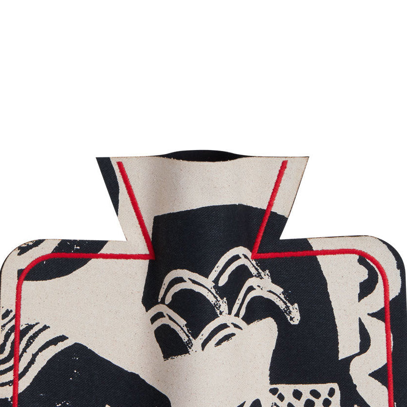 M2P Milos Bowl Large Vase Black Red