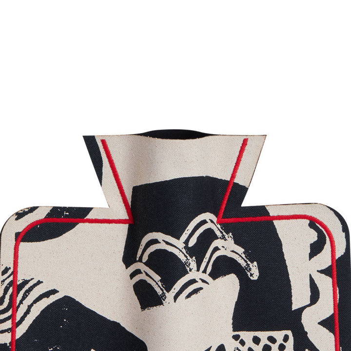 M2P Milos Bowl Large Vase Black Red