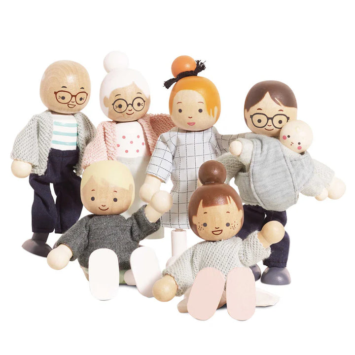 Wooden Dolls House Family - by Le Toy Van