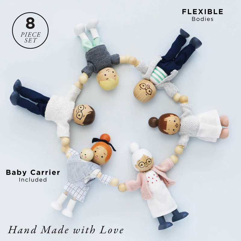 Le Toy Van Wooden Dolls House Family