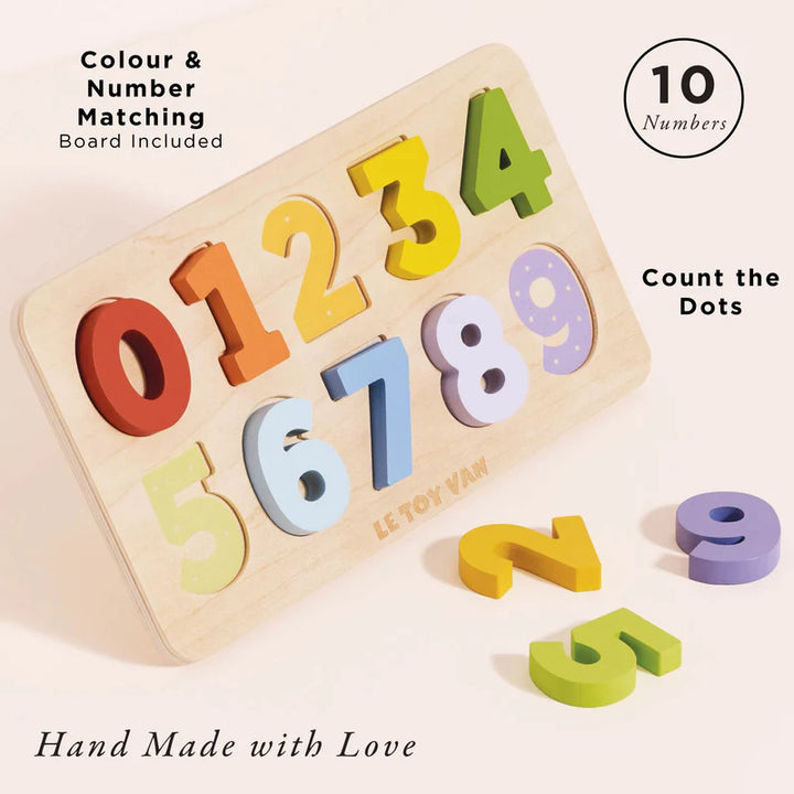 Counting Wooden Numbers Shape Sorter - by Le Toy Van