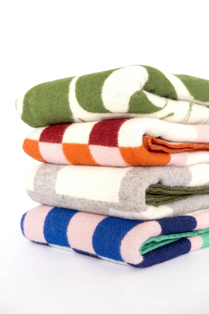 Studie Orange Wool Blanket