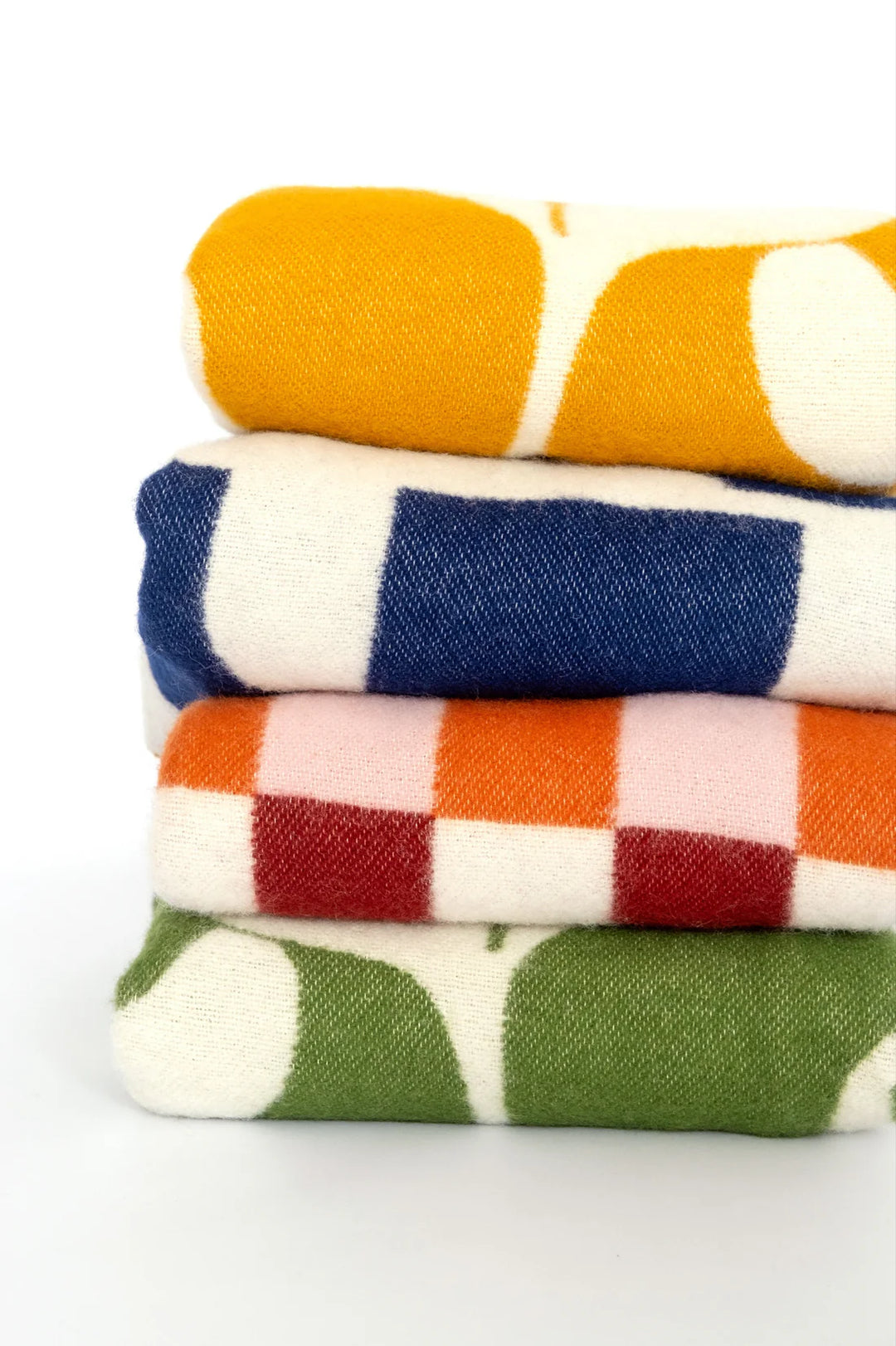 Deko Navy Wool Blanket By Sophie Home