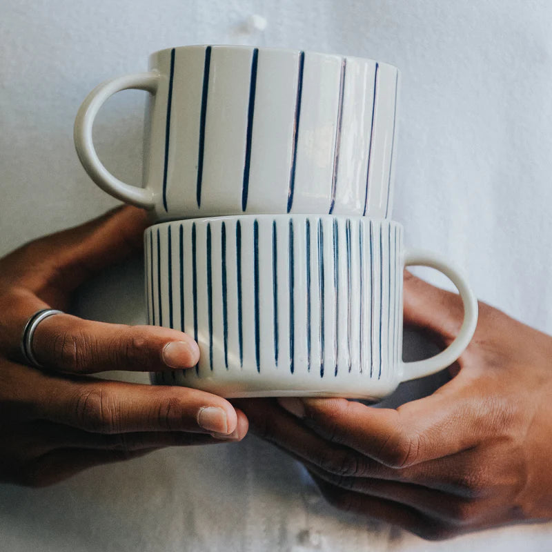 Yarrow Mug - Brushed Indigo Blue By Kindred