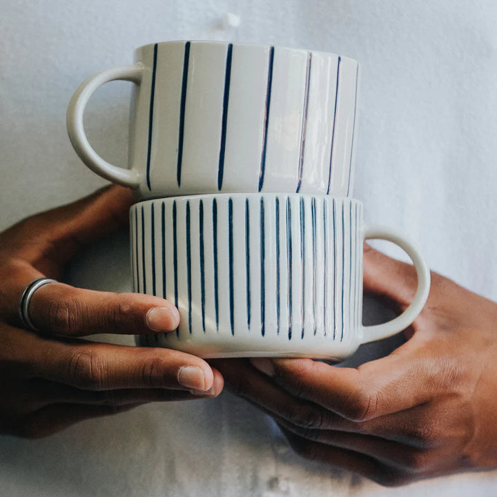 Yarrow Mug - Brushed Indigo Blue By Kindred