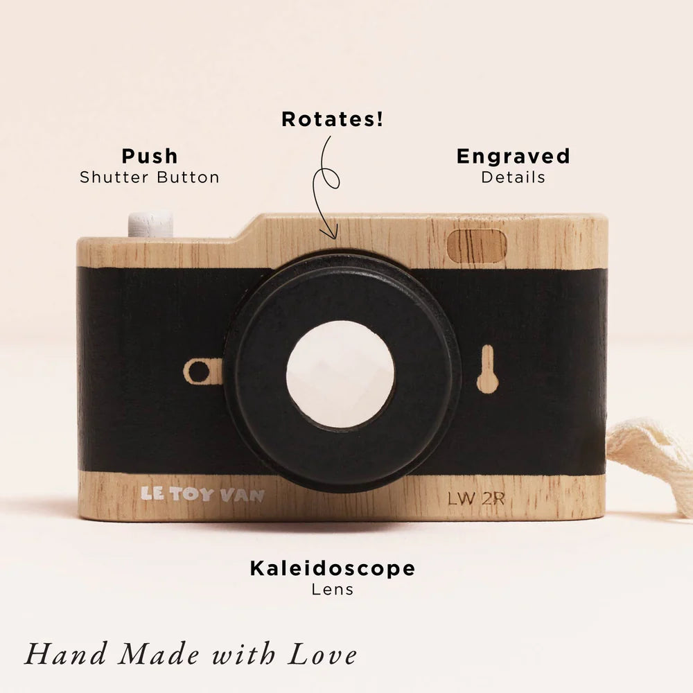 Wooden Retro Camera - by Le Toy Van
