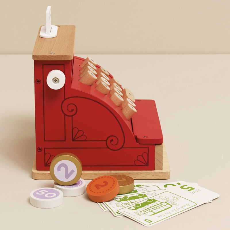 Le Toy Van Shop Till Cash Register & Money