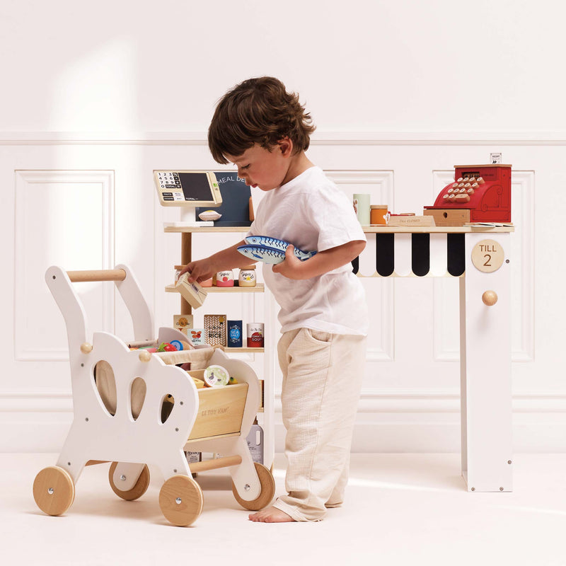 Le Toy Van Shop Till Cash Register & Money