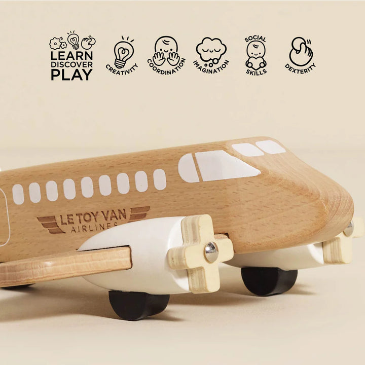 Wooden Toy Plane - by Le Toy Van