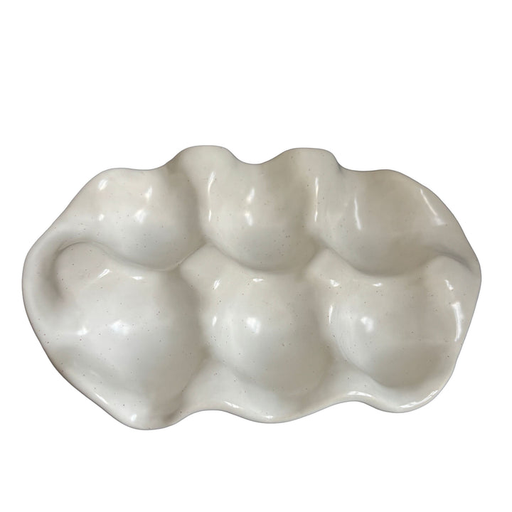 Ceramic Egg Cart Tray